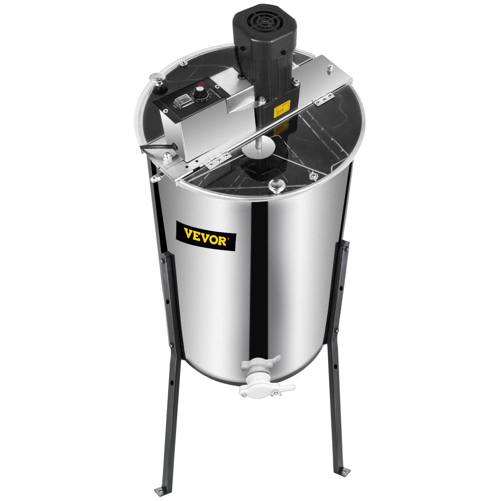 Farm Equipment: VEVOR 3/6 Frame Electric Honey Extractor Beekeeping Stainless Steel W/ 3 Legs