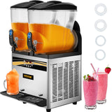 Food Storage: VEVOR Commercial Slush Machine Margarita Slush Maker 2x15L Frozen Drink Machine