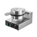 Food Warmers & Chafing Dishes: VEVOR Electric Ice Cream Cone Maker, Commercial 1230W Waffle Cone Machine, Non-Stick Stainless Steel Egg Roll Mold, with Temperature and Time Control, Handle, for Restaurant Bakery Snack Bar Family