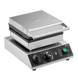 Speciality Appliances: VEVOR Commercial Waffle Maker, 4PCS Round Waffle Baker Machine,1750W Non-Stick Stainless Steel Belgian Waffle Iron with Temperature and Time Control, for Restaurant Bakery Snack Bar Family