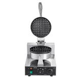 Speciality Appliances: VEVOR Commercial Waffle Maker, 1230W Round Waffle Baker Machine, Non-Stick Stainless Steel Belgian Waffle Iron with Temperature and Time Control, Handle, for Restaurant Bakery Snack Bar Family
