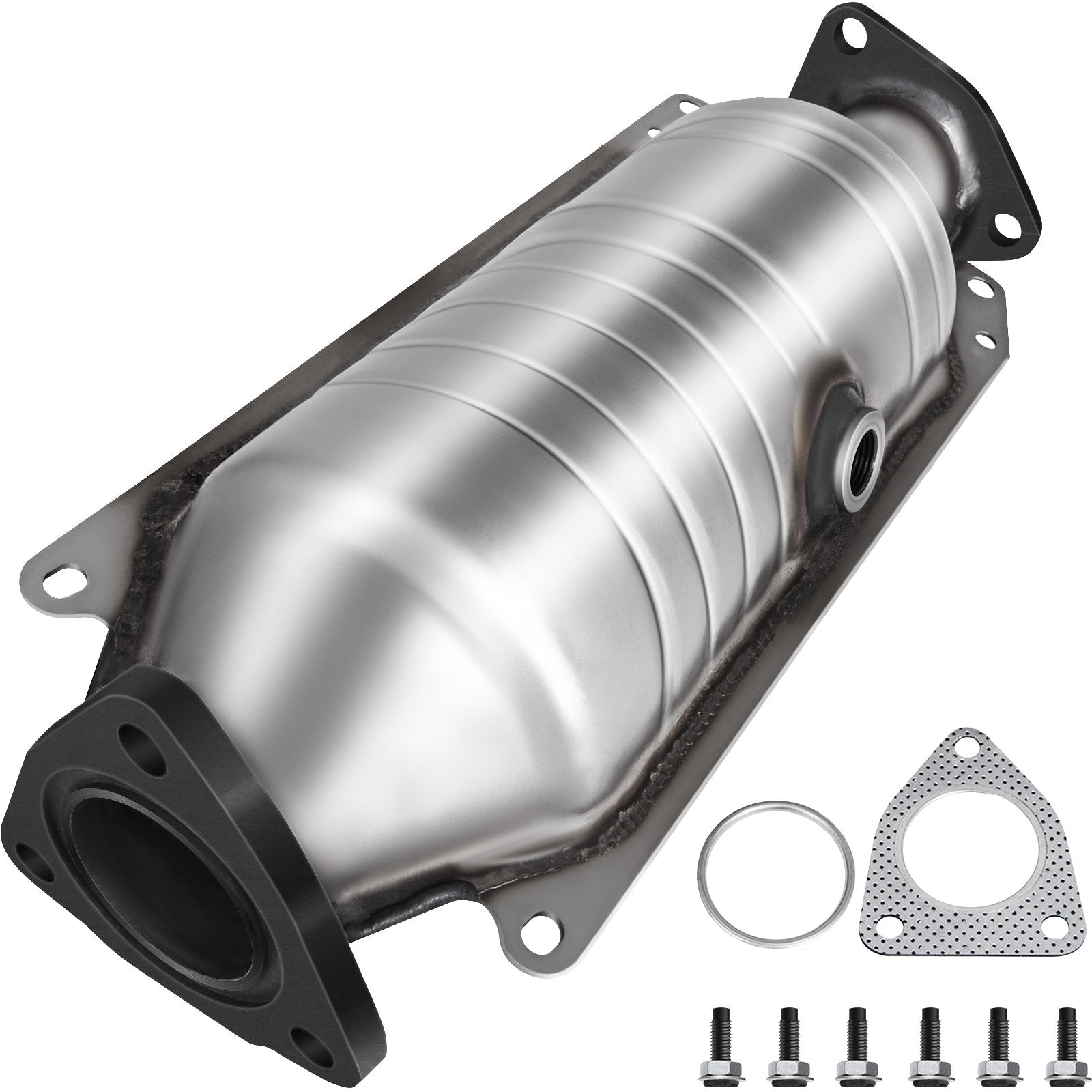 Fuel & Exhaust: VEVOR Catalytic Converter Compatible with 1998-2002 Honda Accord 2.3L, Direct-Fit High Flow Series Cat Converter, Stainless Steel Exhaust Converter Pipe with Flange Design & Gasket (OBD III Compliant)