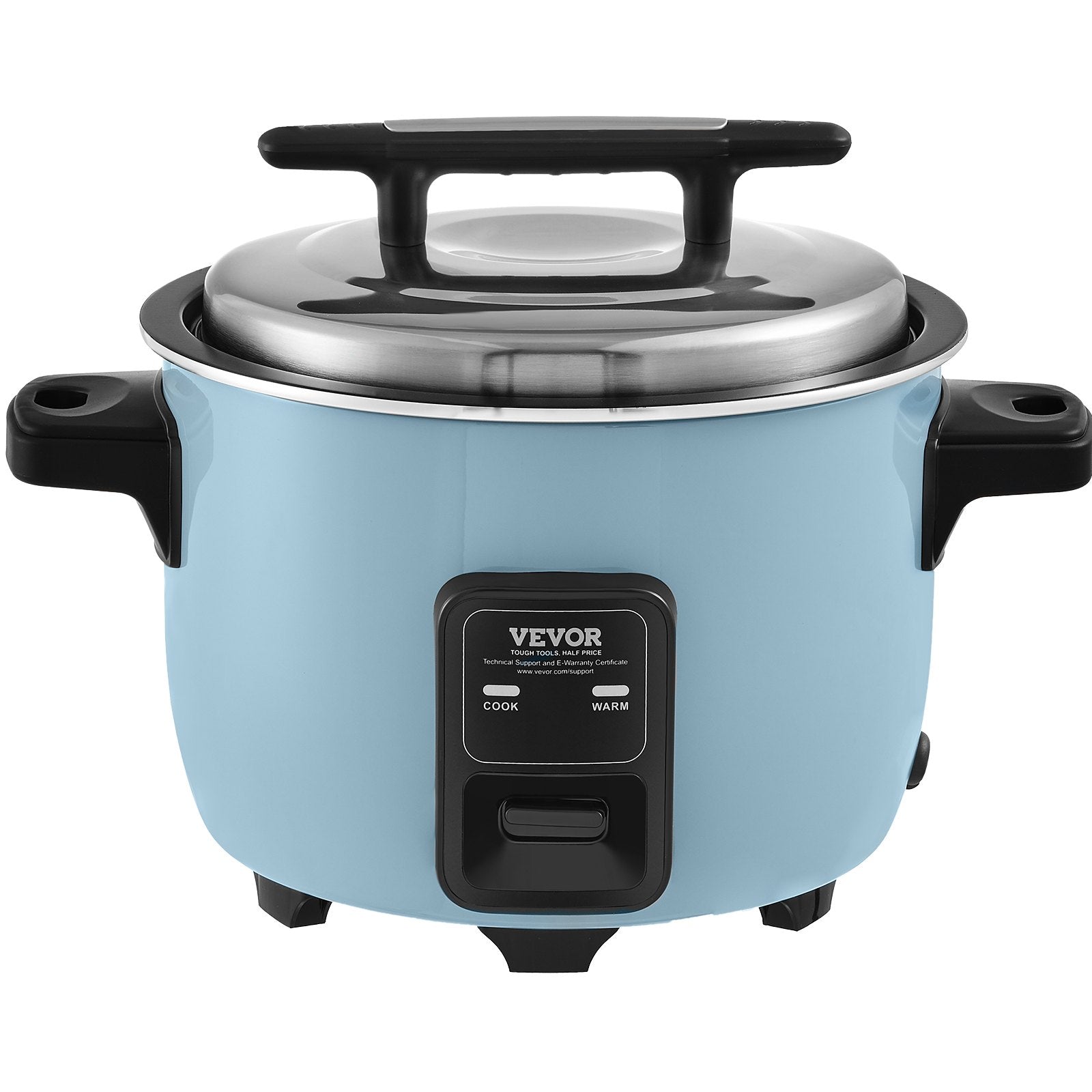 Commercial Rice Cooker, 60-Cup Rice Cooker, 13 Liter Large Rice Cooker and Warmer with Nonstick Inner Pot, Fast Cooking and 24-Hour Keep Warm, with Rice Cup and Paddle, for Restaurant