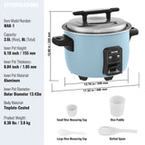Rice Cookers & Steamers: VEVOR Commercial Rice Cooker, 40-Cup Rice Cooker, 8 Liter Large Rice Cooker and Warmer with Nonstick Inner Pot, Fast Cooking and 24-Hour Keep Warm, with Rice Cup and Paddle, for Restaurant