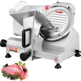 Speciality Appliances: VEVOR Commercial Meat Slicer, 200W Electric Deli Food Slicer, 350-400RPM Meat Slicer with 8" Carbon Steel Blade, 0 - 0.47 inch Adjustable Thickness Electric Meat Slicer for Home and Commercial Use