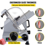 Speciality Appliances: VEVOR Commercial Meat Slicer, 320W Electric Deli Food Slicer, 12 inch Carbon Steel Blade Electric Food Slicer, 350-400RPM Meat Slicer, 0-0.6 inch Adjustable Thickness for Meat, Cheese, Veggies, Ham
