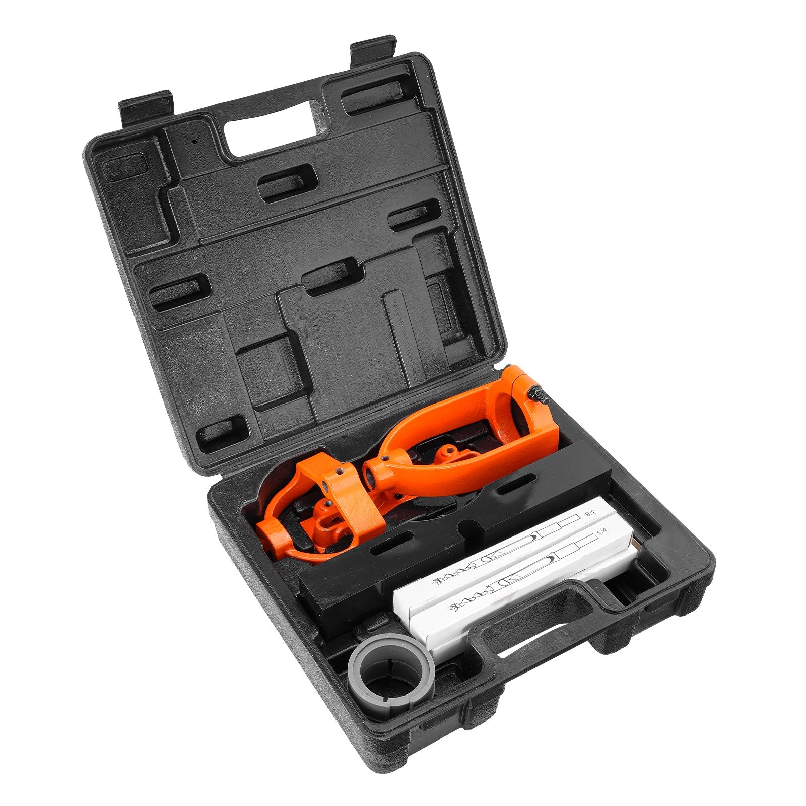 Drill & Screwdriver Accessories: VEVOR Mortising Attachment for Drill Press, 4 Model Drills Square Hole Chisel Set, Bench Drill Locator Set Mortise and Tenon Tools with 5 Bushings, for Woodworking Mortising Tenoning Drilling Machine