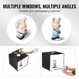 Picture Frames: VEVOR Photo Studio Light Box 3000-5600K 6 Double-Sided Color Backdrops, 41 x 40 x 39 cm