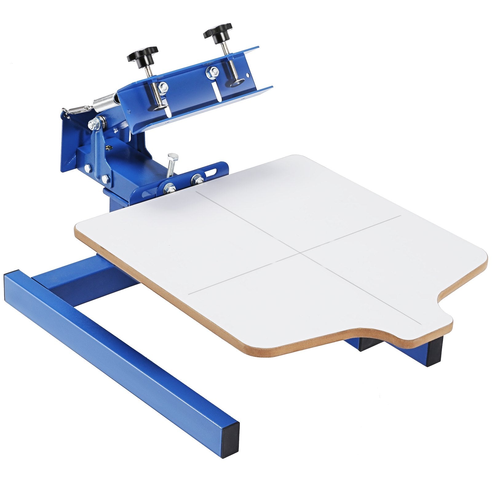 Hand Tools: VEVOR Screen Printing Machine, 1 Color 1 Station Silk Screen Printing Press, 21.2x17.7in / 54x45cm Screen Printing Press, Double-layer Positioning Pallet, Adjustable Tension for T-shirt DIY Printing