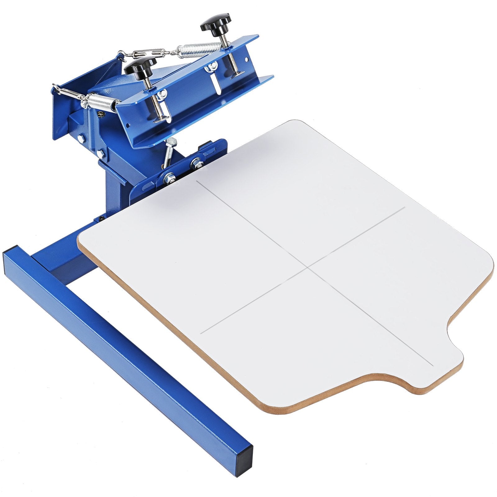 Hand Tools: VEVOR Screen Printing Machine, 1 Color 1 Station Silk Screen Printing Press, 21.2x17.7in / 54x45cm Screen Printing Press, Double-layer Positioning Pallet, Adjustable Tension for T-shirt DIY Printing