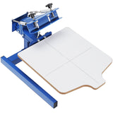 Hand Tools: VEVOR Screen Printing Machine, 1 Color 1 Station Silk Screen Printing Press, 21.2x17.7in / 54x45cm Screen Printing Press, Double-layer Positioning Pallet, Adjustable Tension for T-shirt DIY Printing