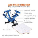 Automotive Decor: VEVOR 4 Color 1 Station Silk Screening Screenprint Press Screen Printing Machine