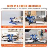 Automotive Decor: VEVOR 4 Color 1 Station Silk Screening Screenprint Press Screen Printing Machine