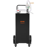 Fuel & Exhaust: VEVOR Fuel Caddy Fuel Storage Tank 114L Volume 4 Wheels with Manuel Pump Black