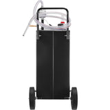 Fuel & Exhaust: VEVOR Fuel Caddy Fuel Storage Tank 114L Volume 4 Wheels with Manuel Pump Black