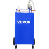 Hoverboards: VEVOR 114L Fuel Caddy, Gas Storage Tank & 4 Wheels, with Manuel Transfer Pump, Gasoline Diesel Fuel Container for Cars, Lawn Mowers, ATVs, Boats, More, Blue