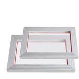 Jewellery Making Kits: VEVOR Screen Printing Kit, 2 Pieces Aluminum Silk Screen Printing Frames20.3 x 25.4/25.4 x 35.6cm 110 Count Mesh, 2 Tapes and Screen Printing Squeegees and Transparency Films for T-shirts DIY