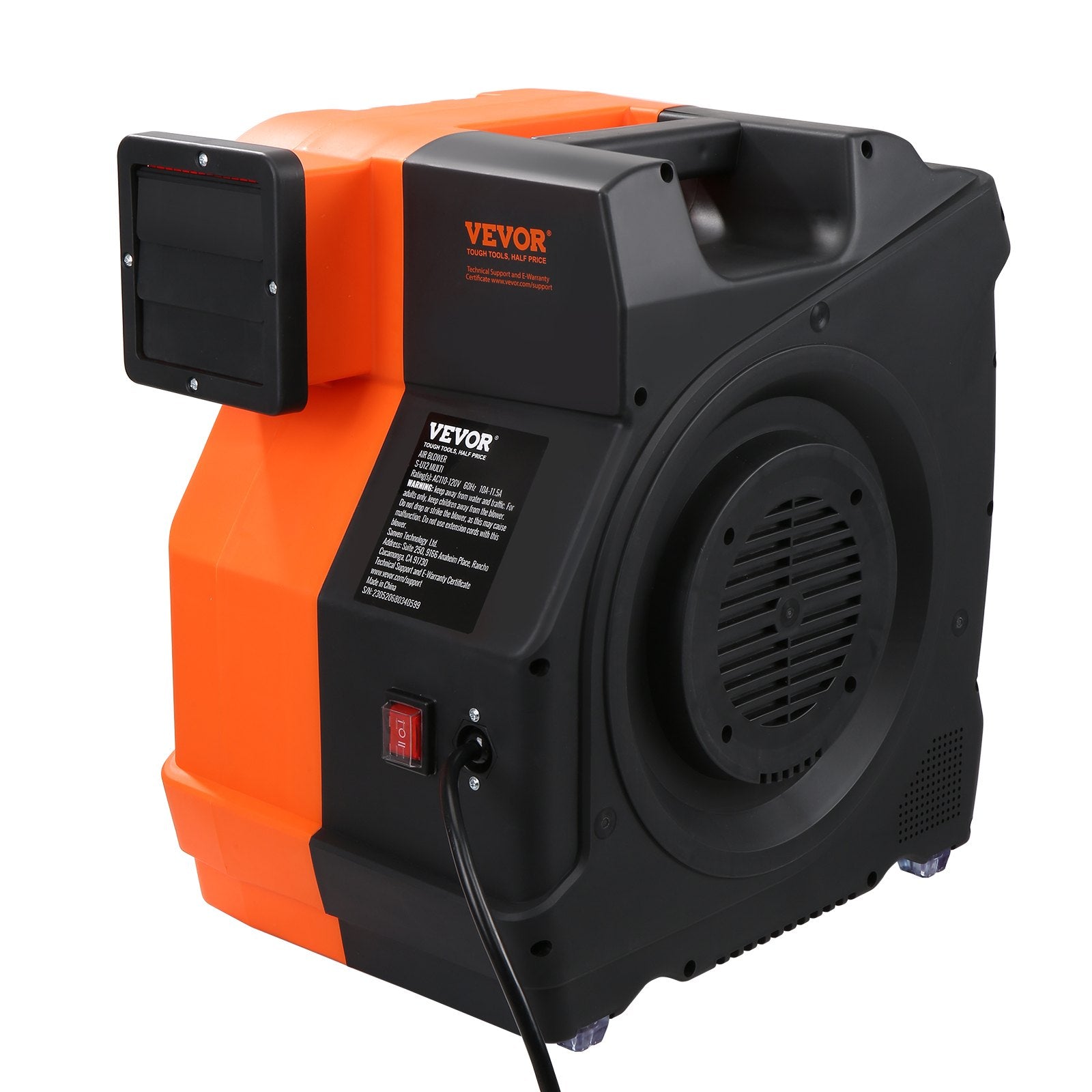 Gardening Tools: VEVOR Inflatable Blower, 1100W, 1.5 & 1.7 HP Bounce House Blower, Pump Commercial Air Blower for Inflatables, 3100 RPM Bouncy Castle Electric Fan for Bounce House, Waterslides, Tested to UL Standards