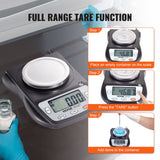 Kitchen Scales: VEVOR Analytical Balance Lab Scale 600g x 0.01g 6 Units Conversion Electronic
