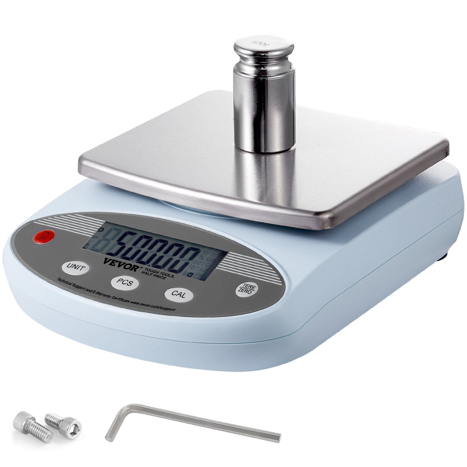 Measuring Tools & Sensors: VEVOR Analytical Balance Lab Scale 2000g x 0.01g 13 Units Conversion Electronic