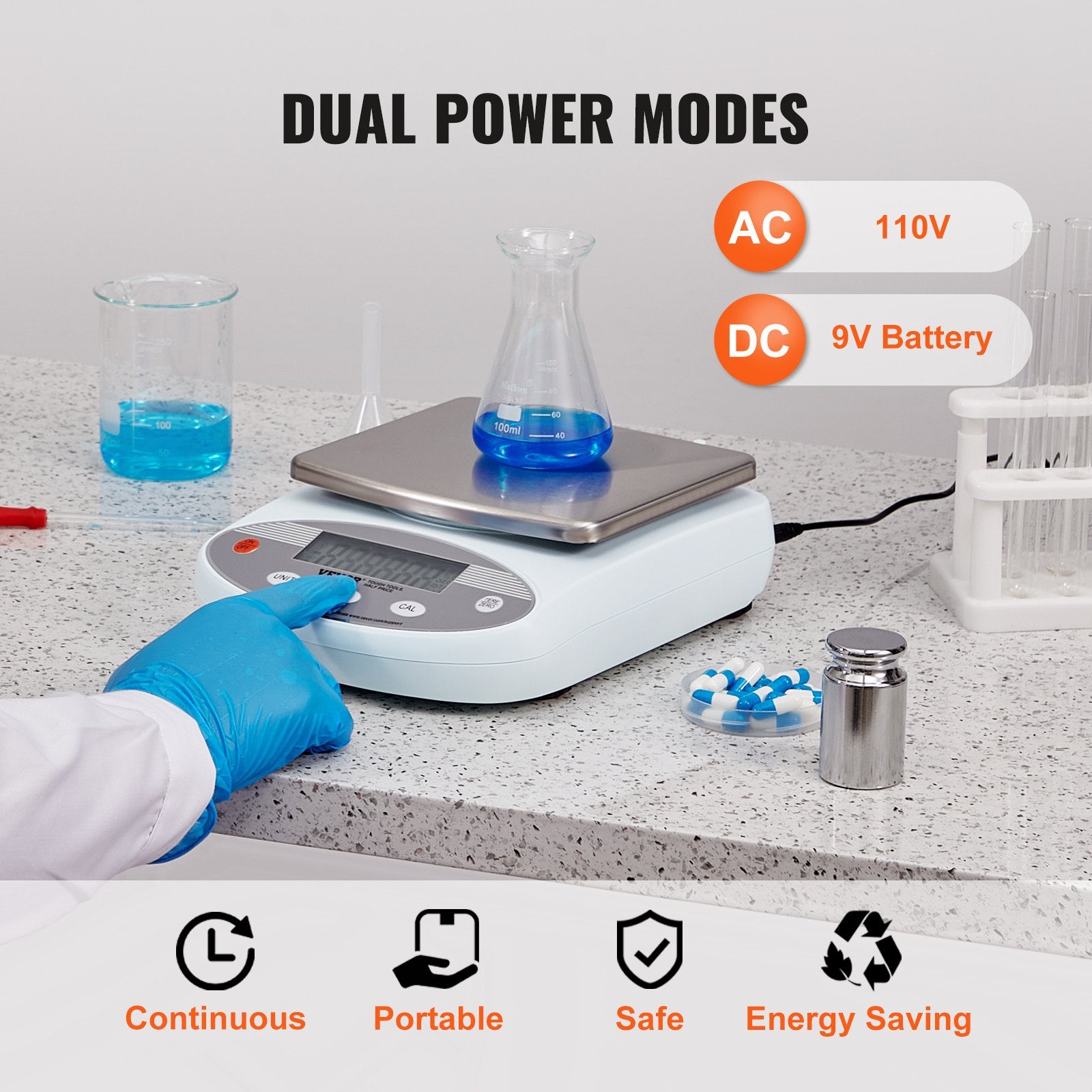 Kitchen Scales: VEVOR Analytical Balance Lab Scale 3000g x 0.01g 13 Units Conversion Electronic