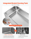Food Warmers & Chafing Dishes: VEVOR Commercial Food Warmer, 6-Pan Electric Steam Table, 1200W Professional Countertop Stainless Steel Buffet Bain Marie with 30-85°C Temp Control for Catering, Buffet, Parties, Restaurants
