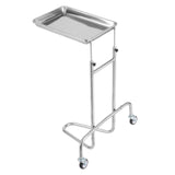 Kitchen & Dining Trolleys: VEVOR Stainless Steel Lab Cart with Single Tray & 2 Silent Wheels for Lab Clinic