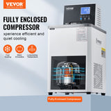 Fountain & Ponds Accessories: VEVOR Laboratory Chiller Circulator, 6L Chiller Lab Low Temperature Cooling Liquid, 23°F-212°F Circulator Pump Chiller, LCD Display, 304 Stainless Steel Water Bath Recirculating Water Cooling Chiller