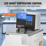 Fountain & Ponds Accessories: VEVOR Laboratory Chiller Circulator, 6L Chiller Lab Low Temperature Cooling Liquid, 23°F-212°F Circulator Pump Chiller, LCD Display, 304 Stainless Steel Water Bath Recirculating Water Cooling Chiller