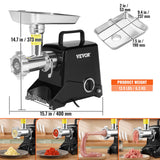 Speciality Appliances: VEVOR Commercial Electric Meat Grinder 2.27Kg/Min Sausage Stuffer Filler Kitchen