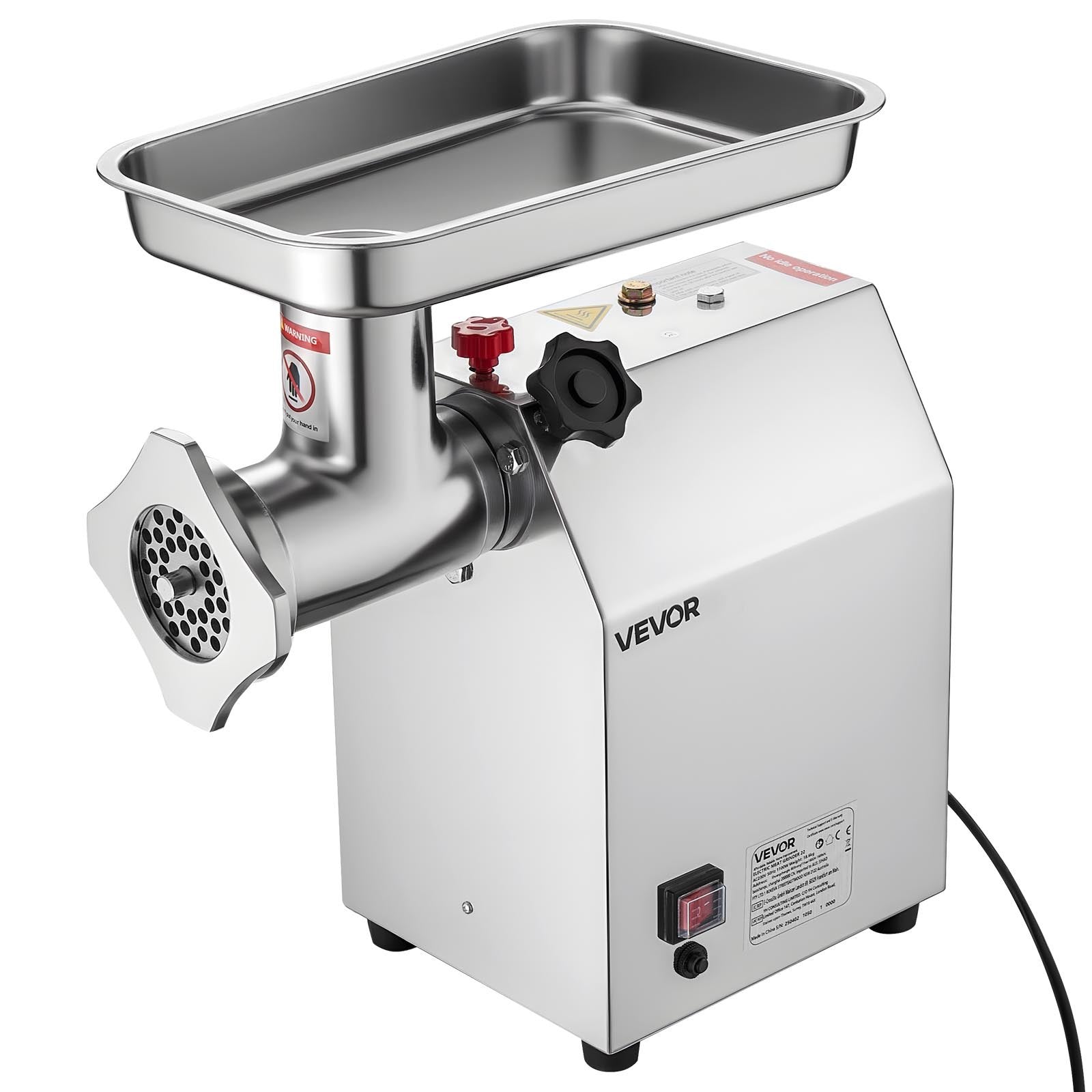 Commercial Electric Meat Grinder 9.2 Lbs/Min Sausage Stuffer Maker Kitchen