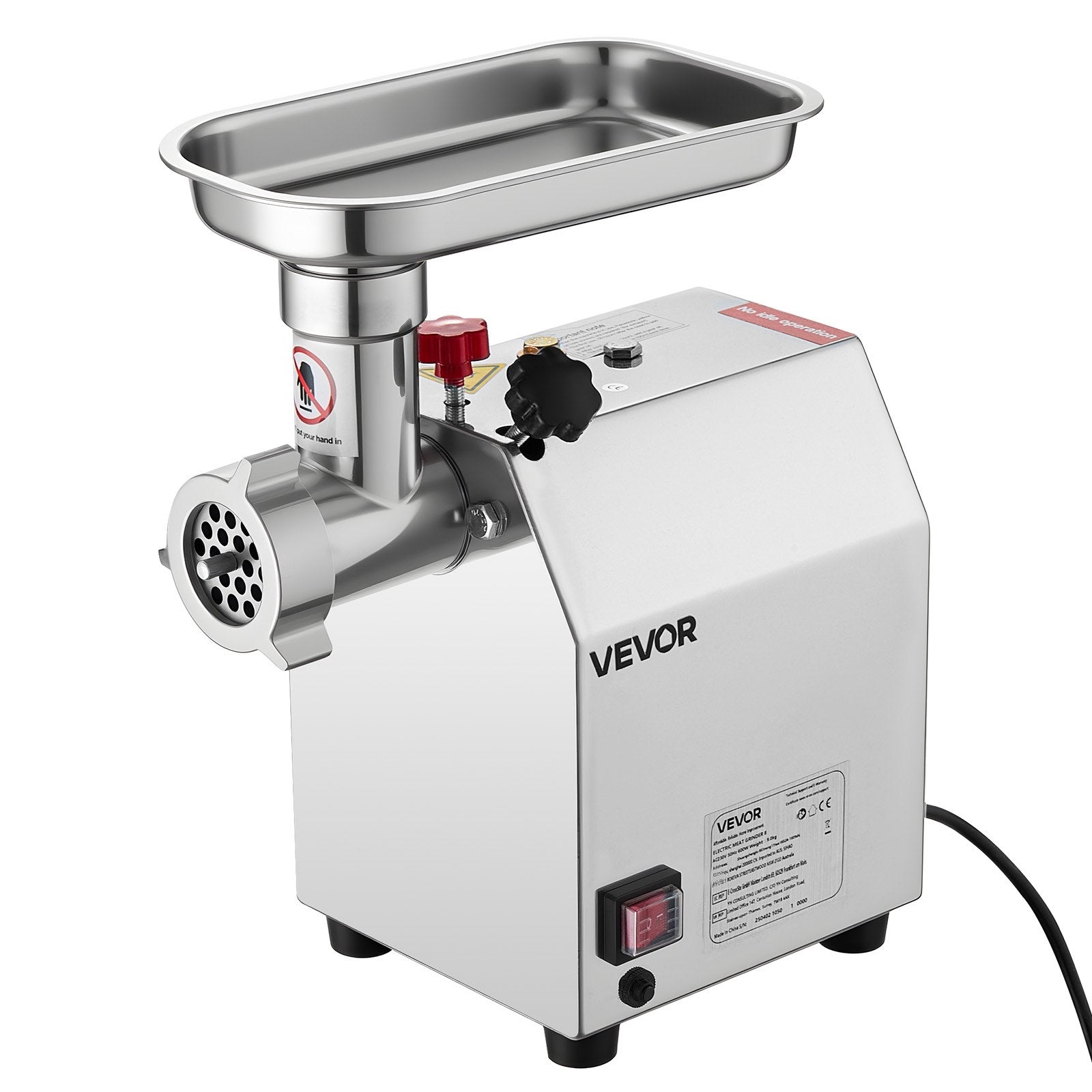 Commercial Electric Meat Grinder 4.5 Lbs/Min Sausage Stuffer Maker Kitchen