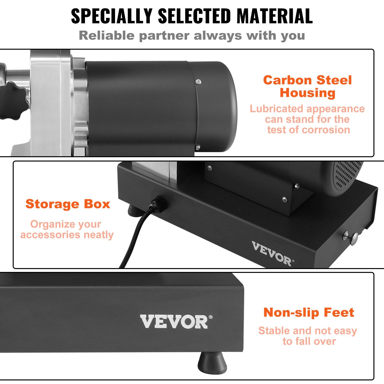 Gardening Tools: VEVOR Electric Meat Grinder, 9.5 Kg/Min Capacity, Countertop Industrial Meat Mincer w/ Blade, Grinding Plate, Sausage Maker & Kubbe Kit, Carbon Steel Commercial Meat Grinder for Kitchen Restaurant