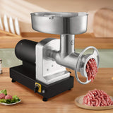 Gardening Tools: VEVOR Electric Meat Grinder, 9.5 Kg/Min Capacity, Countertop Industrial Meat Mincer w/ Blade, Grinding Plate, Sausage Maker & Kubbe Kit, Carbon Steel Commercial Meat Grinder for Kitchen Restaurant
