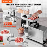 Speciality Appliances: VEVOR Commercial Electric Meat Grinder 5 Lbs/Min Sausage Stuffer Maker Kitchen