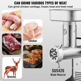Speciality Appliances: VEVOR Commercial Electric Meat Grinder 5 Lbs/Min Sausage Stuffer Maker Kitchen