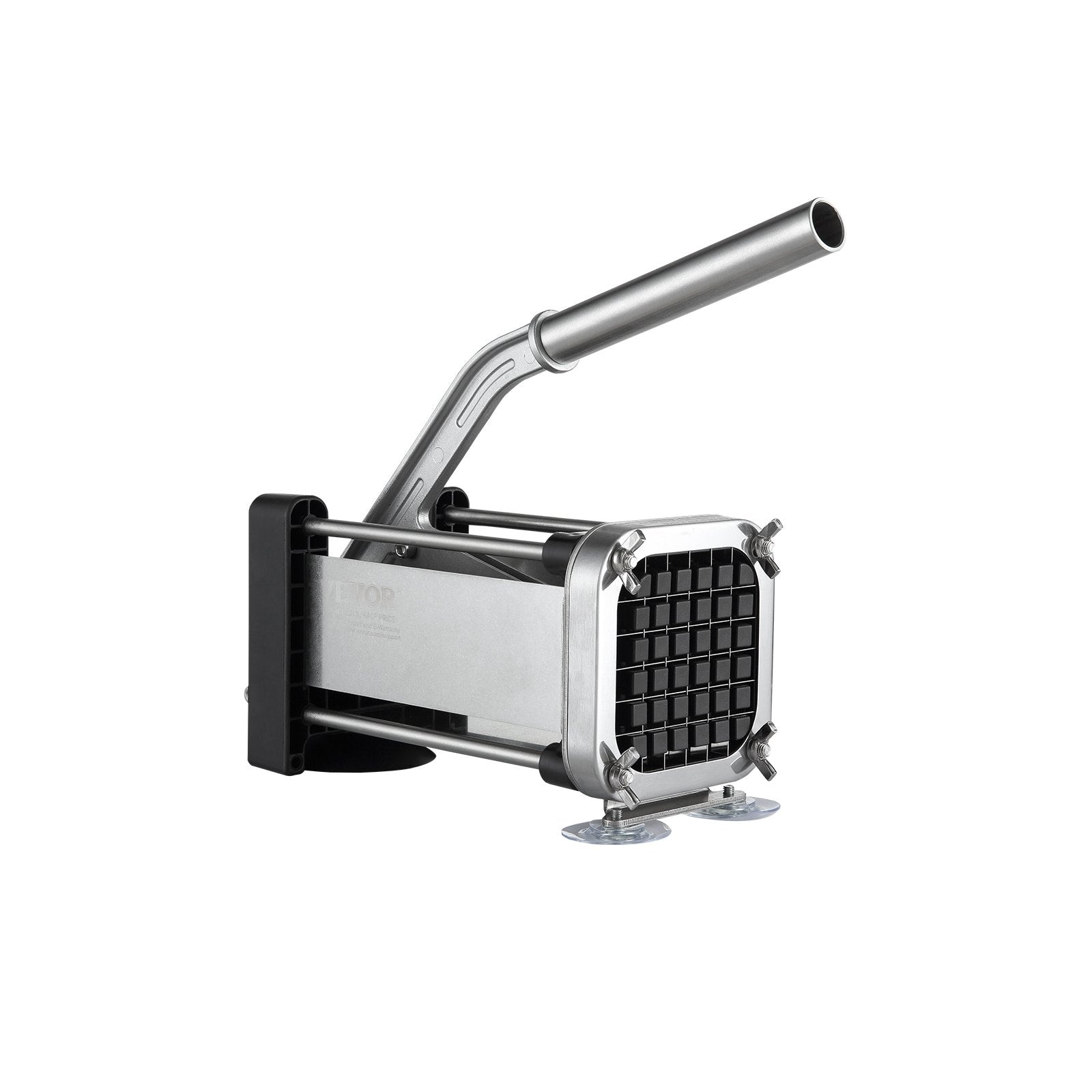 Food Storage: VEVOR French Fry Cutter, Potato Slicer with 1/2-Inch and 3/8-Inch Stainless Steel Blades, Manual Potato Cutter Chopper with Suction Cups, Great for Potato, French Fries, Cucumber, Vegetables, Carrot