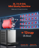 Food Mixers & Blenders: VEVOR 3L Commercial Slushy Machine Margarita Smoothie Frozen Drink Maker