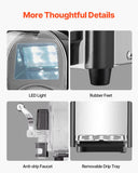 Food Mixers & Blenders: VEVOR 3L Commercial Slushy Machine Margarita Smoothie Frozen Drink Maker
