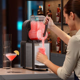 Food Storage: VEVOR Commercial Slushy Machine, 4L Single Tank Frozen Drink Machine, 16 Cups Stainless Steel Margarita Smoothie Frozen Drink Maker, Slushie Maker for Home Party Restaurants Cafe Bars