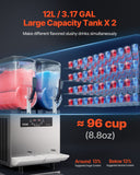 Food Storage: VEVOR 12Lx2 Tank Commercial Slushy Machine Margarita Smoothie Frozen Drink Maker