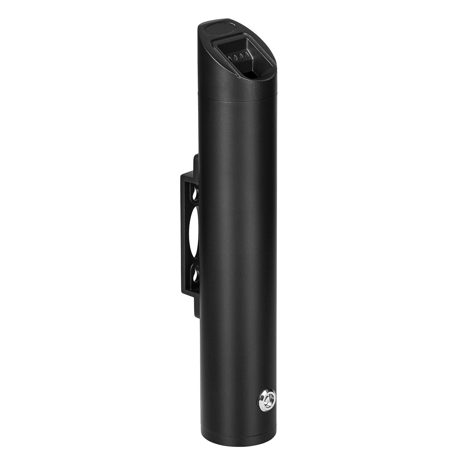Cosmetic & Toiletry Bags: VEVOR Cigarette Butt Receptacle, Stainless Steel Cylinder Cigarette Butt Container, Wall Mounted and Weatherproof Outdoor Cigarette Butt Disposal for Garden, Office, Restaurant, Hotel, Bar, Black