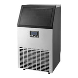 Food Storage: VEVOR Commercial Ice Maker Machine, 100lbs/24H Ice Maker Machine with 33lbs Storage Capacity, 45 Ice Cubes in 15 Minutes, LED Digital Display Freestanding Self-Cleaning for Bar Office Restaurant