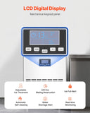 Food Storage: VEVOR Commercial Ice Maker Machine, 100lbs/24H Ice Maker Machine with 33lbs Storage Capacity, 45 Ice Cubes in 15 Minutes, LED Digital Display Freestanding Self-Cleaning for Bar Office Restaurant