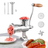 Speciality Appliances: VEVOR Heavy Duty Meat Grinder Manual Sausage Filler Stainless Steel with Clamp