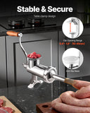 Speciality Appliances: VEVOR Heavy Duty Meat Grinder Manual Sausage Filler Stainless Steel with Clamp