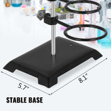 Speaker Accessories: VEVOR Laboratory Grade Metalware Set - Support Stand Premium Iron Material Laboratory Stand Support Lab Clamp Flask Clamp Condenser Stand 60cm