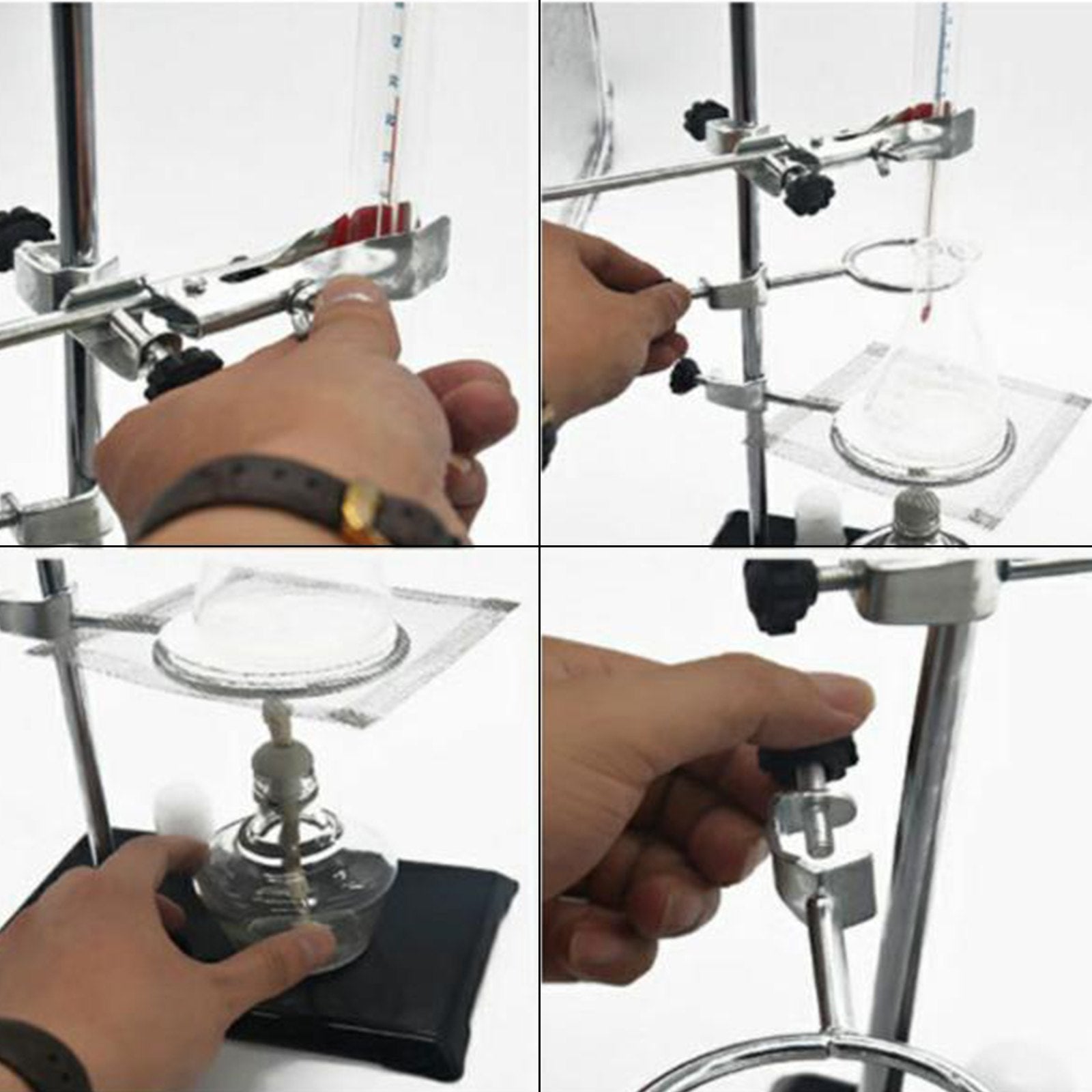 Speaker Accessories: VEVOR Laboratory Grade Metalware Set - Support Stand Premium Iron Material Laboratory Stand Support Lab Clamp Flask Clamp Condenser Stand 60cm
