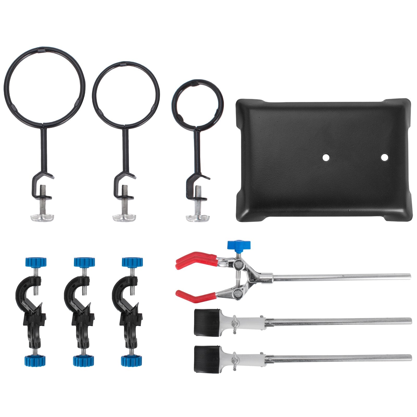 Speaker Accessories: VEVOR Laboratory Grade Metalware Set - Support Stand Premium Iron Material Laboratory Stand Support Lab Clamp Flask Clamp Condenser Stand 60cm