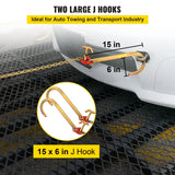Automotive Repair & Speciality Tools: VEVOR V Bridle Chain, 5/16 in x 2 ft Tow Chain Bridle, Grade 80 V-Bridle Transport Chain, 9260 Lbs Break Strength with TJ Hooks & Grab Hooks, Heavy Duty Pear Link Connector and Chain Shorteners